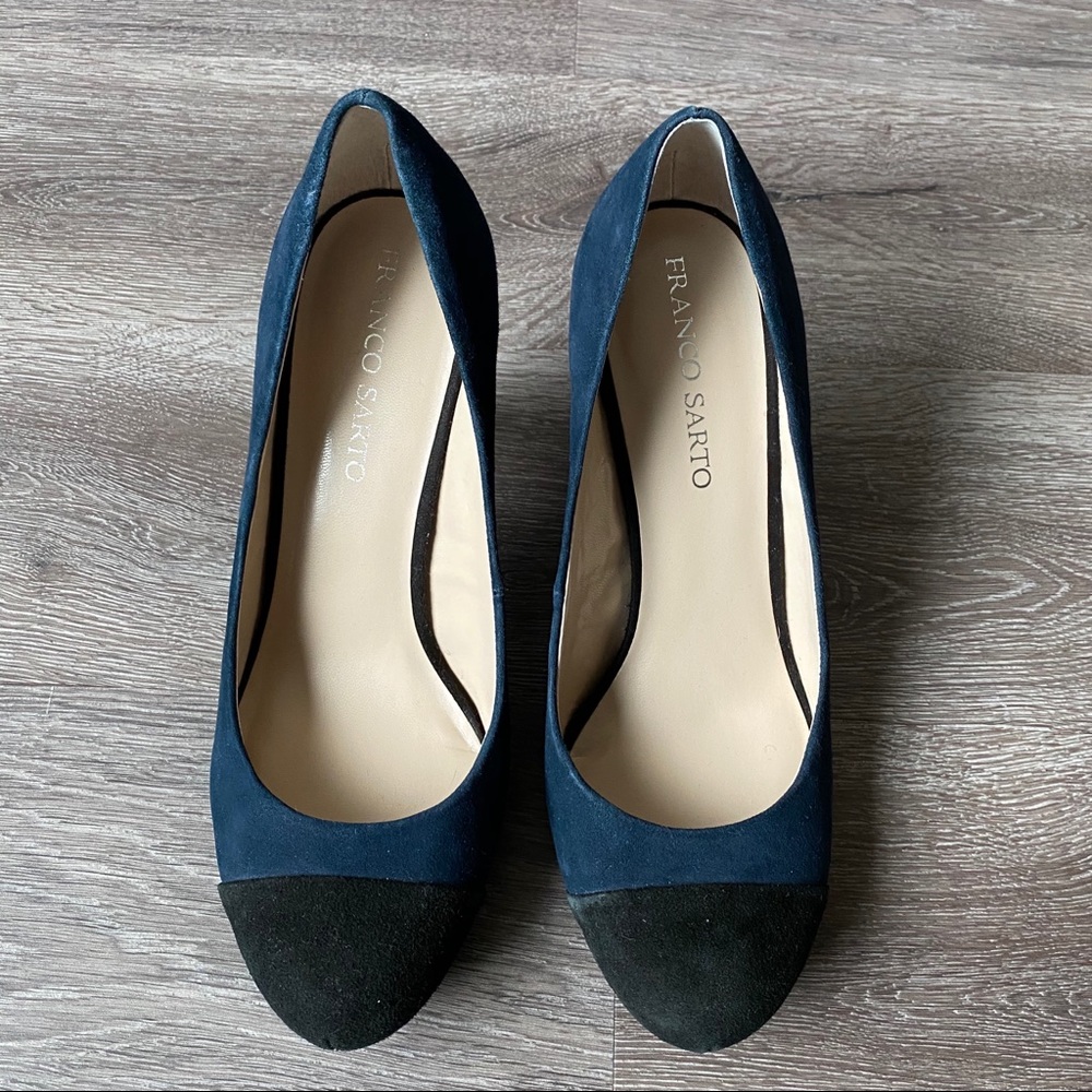 👠 Franco Sarto Suede Heels